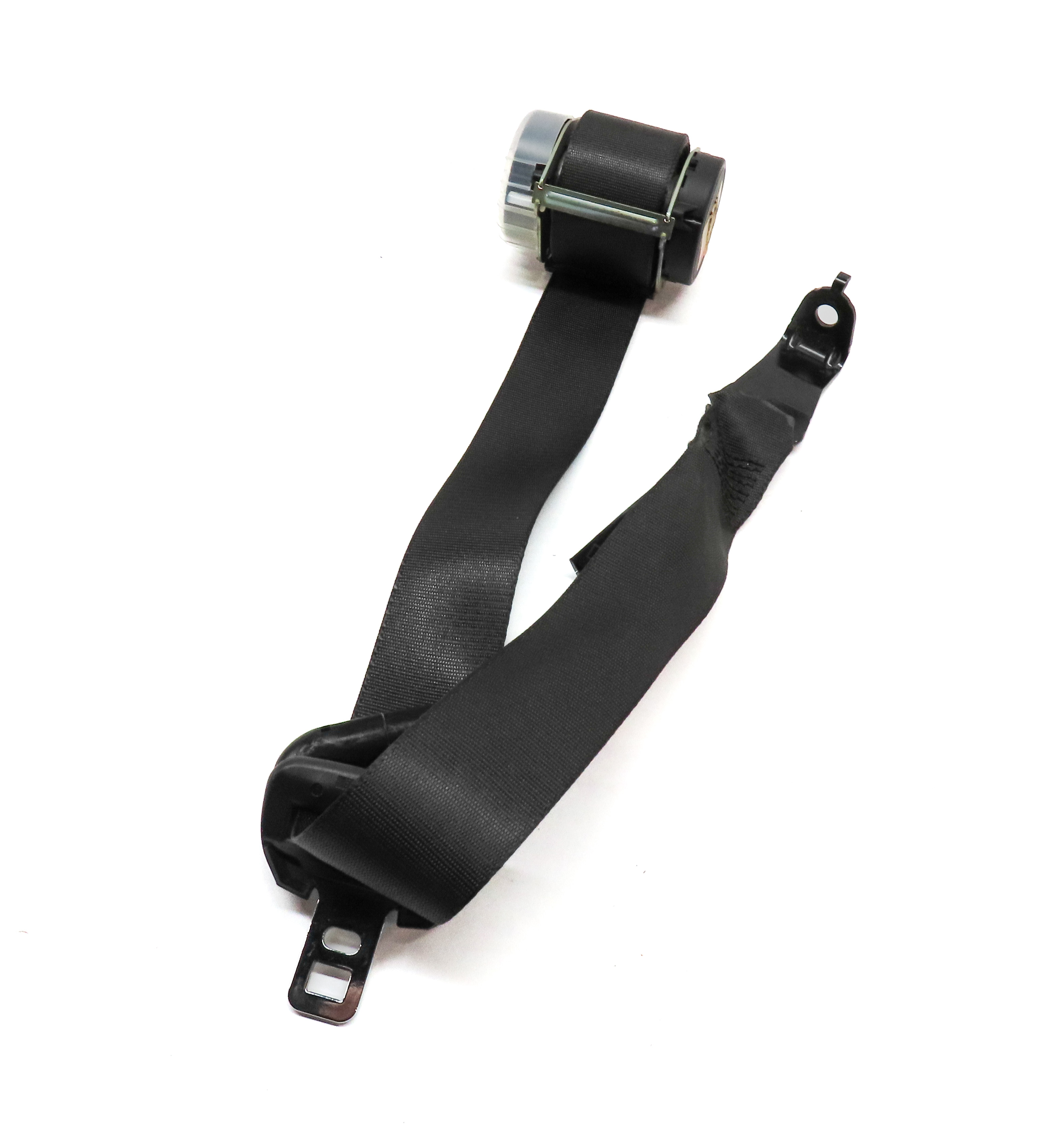 2006 RANGE ROVER SPORT (L320) REAR SEAT 2nd ROW LEFT SEATBELT RETRACTOR BLACK — exact item pictured